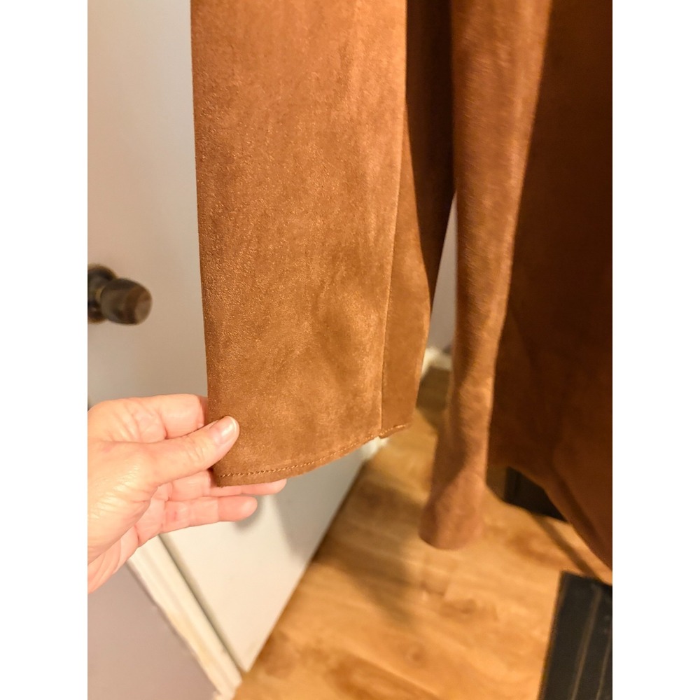 Premise Brown Faux Suede Womenn's Jacket L - NWT - Picture 3 of 5